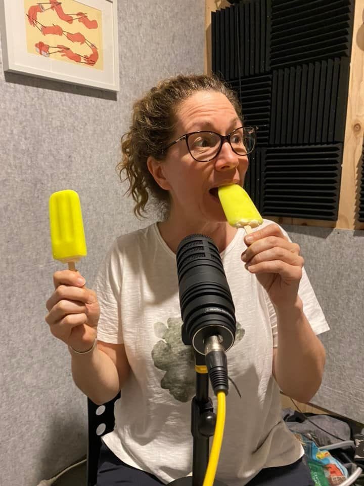 Kitty Flanagan samples the Bulla Split (left) and Streets Splice (right)