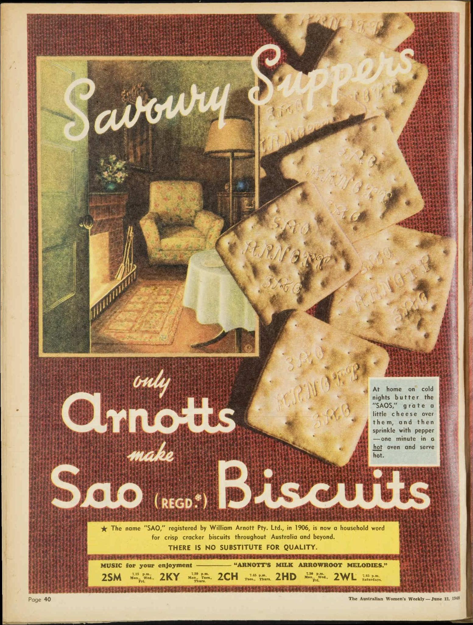 A short history of Australian biscuits by ChatGPT, a very good chatbot