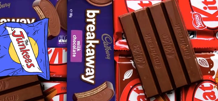 Kit Kat vs Cadbury Breakaway